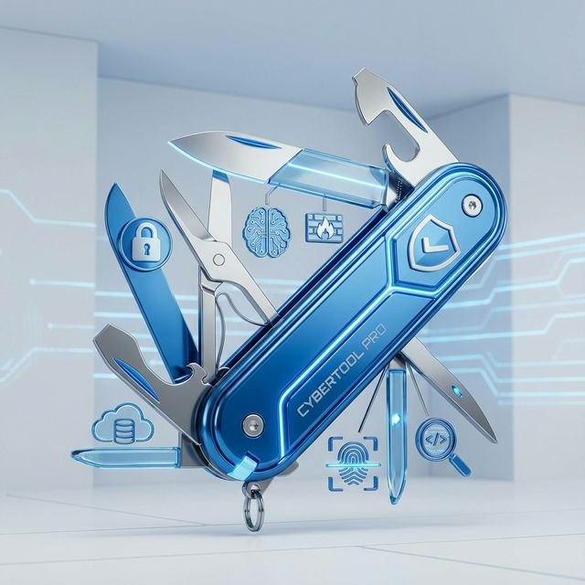 Dashboard showing essential cybersecurity tools for business